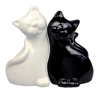 Salz und Pfefferstreuer aus Keramik im 2er-Set diverse Varianten zur Auswahl