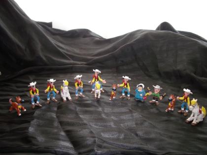14 Lucky Luke Figuren Neu