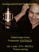 Gesangsunterricht vom Musicaldarsteller. Einfach Singen Lernen
