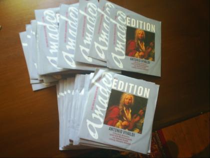 CD S EDTION NR 5 ANTONIO VIVALDI -POSTEN 50 STÜCK