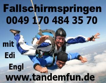 Fallschirmspringen in Dingolfing / Niederbayern