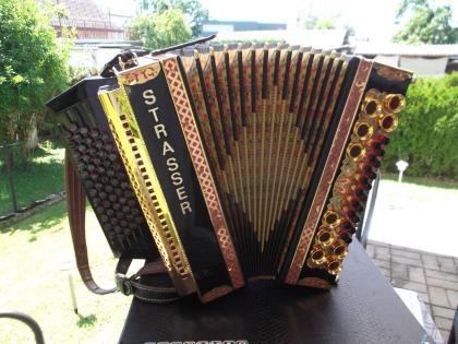 Steirische Harmonika STRASSER GOLD Edition 5 Reihig