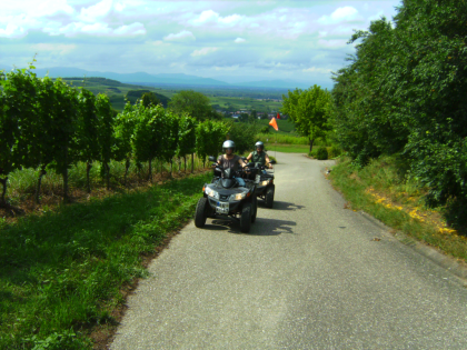 Geführte ATV Quad-Touren in Südbaden-Schwarzwald-Kaiserstuhl-Elsass