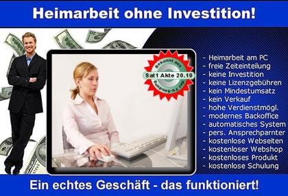 Karriere mit Heimarbeit / Internetjob ohne Kosten
