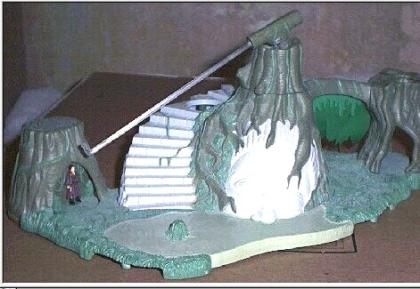 STAR WARS Gungan Scene aus Episode 1 - ca. 20 x 15 cm groß