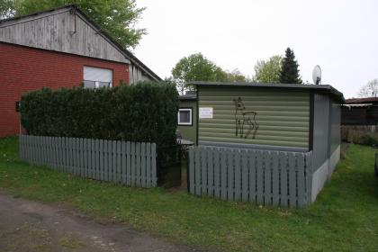 Fest stehender Wohnwagen