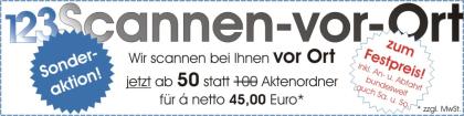 123 Scannen vor Ort der Scanservice mit Sonderangebot Wir kommen zu Ihnen und