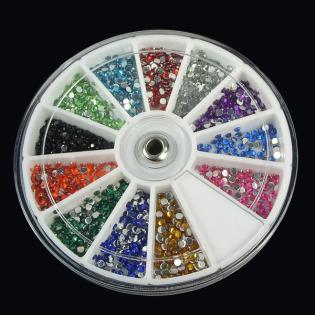 600 runde Strass stein Rad