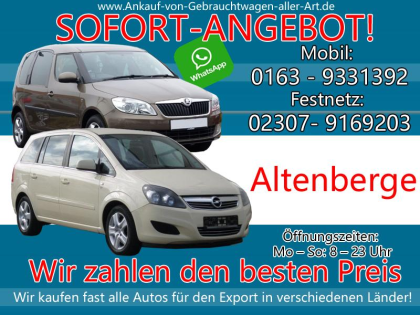 Kaufe jedes Auto Altenberge Ankauf von Autos Altenberge - Fairen Preis verkauf