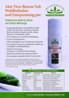 Details zu Aloe Vera - Rescue Gel - Wohlbefinden und Entspannung pur