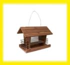 Luxus Vogelhaus aus rotem Zedernholz BONUS