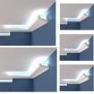 Lichtprofile GS Leisten Gesims Polystyrol Beleuchtung LED Stuckleiste Weiss
