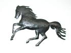 Wandplastik galloppierendes Pferd rostfreies Metall